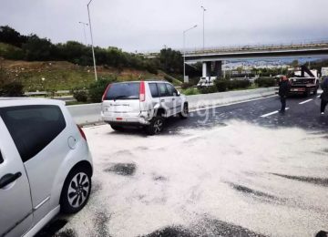 Χάος στην Λεωφόρο Κατεχάκη! Σοβαρό τροχαίο και καραμπόλα με 8 αυτοκίνητα