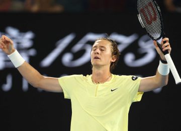 Australian Open: Ο τρομερός Σεμπάστιαν Κόρντα απέκλεισε τον Ντανίλ Μεντβέντεφ