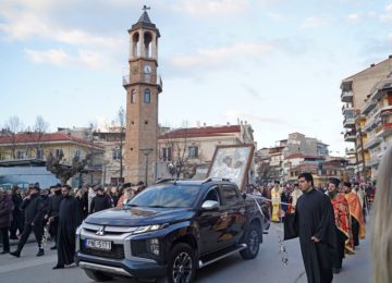 Η Έλευση της Ιεράς Εικόνος της Παναγίας Παραμυθίας στα Γρεβενά