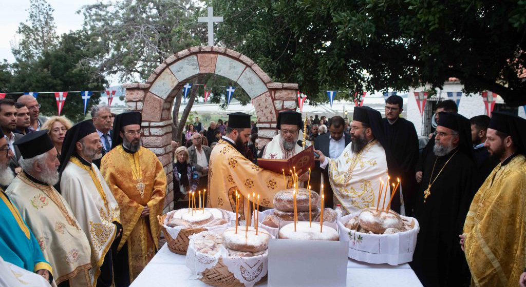 Ο Εσπερινός της Ζωοδόχου Πηγής στη Σγράπα Μεσσηνίας