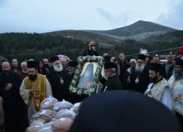 Ο Σητείας Κύριλλος στον εορτασμό του Οσίου Ευμενίου του Νέου στην Εθιά Μεσαράς