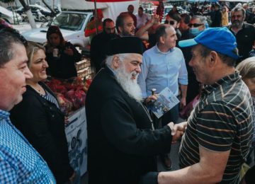 Ο Νεαπόλεως Βαρνάβας στη Λαϊκή Αγορά της Ξηροκρήνης