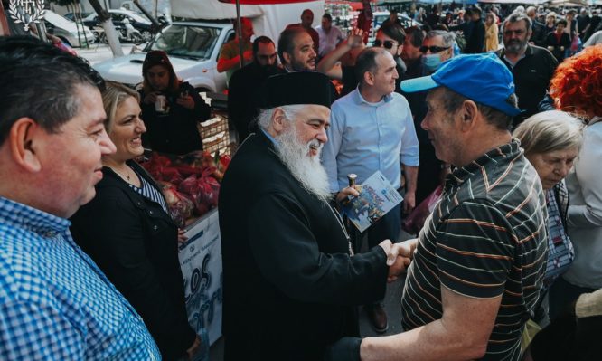 Ο Νεαπόλεως Βαρνάβας στη Λαϊκή Αγορά της Ξηροκρήνης